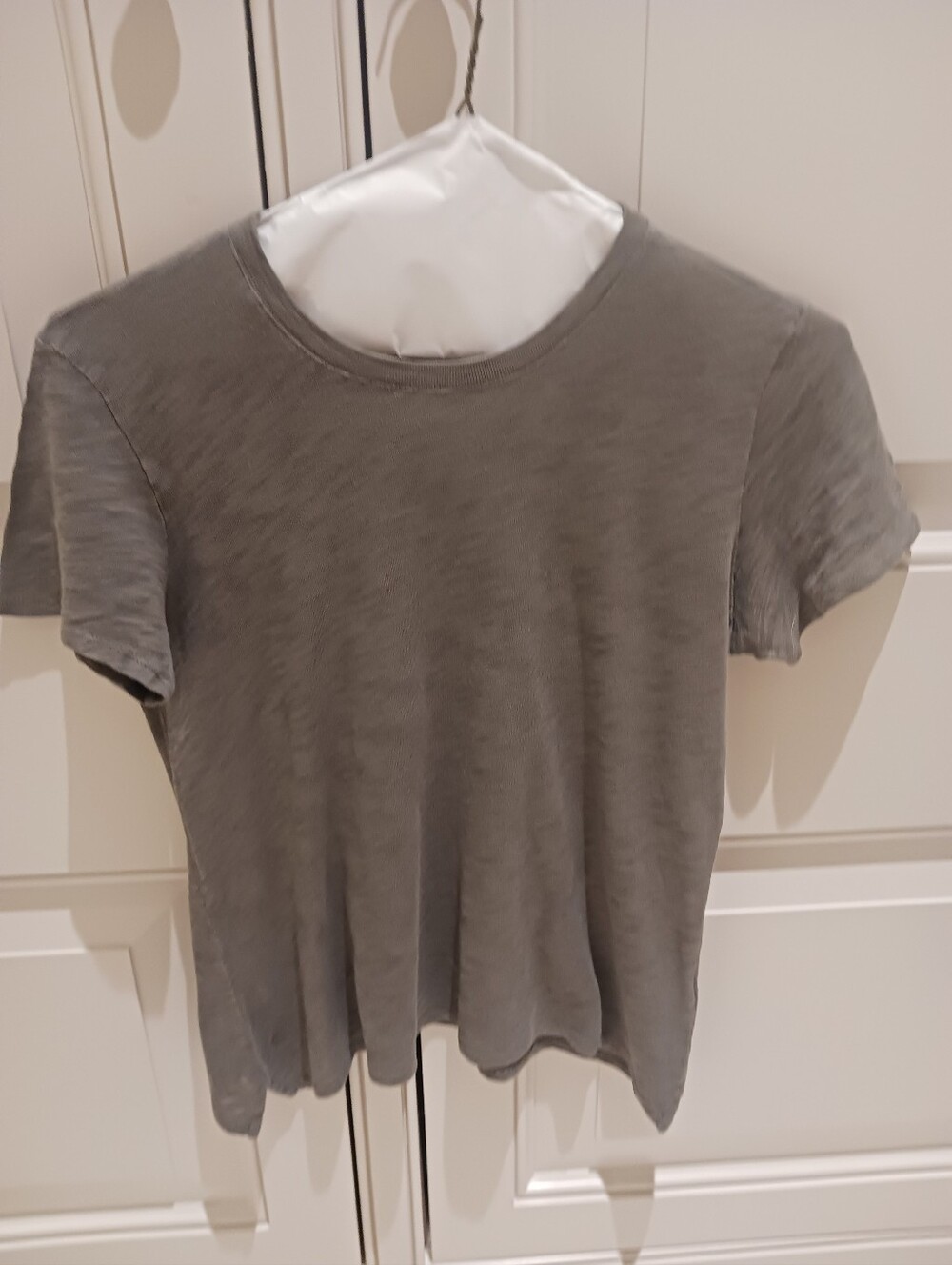 ATM Anthony Thomas Melillo Heather Gray Short-Sleeve Crew Tee